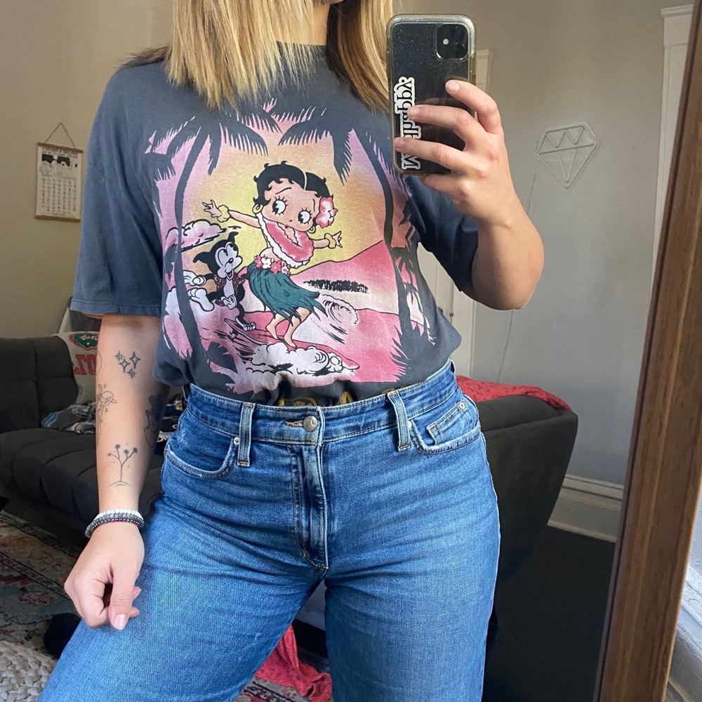 Zara Vintage Style Betty Boop Tee